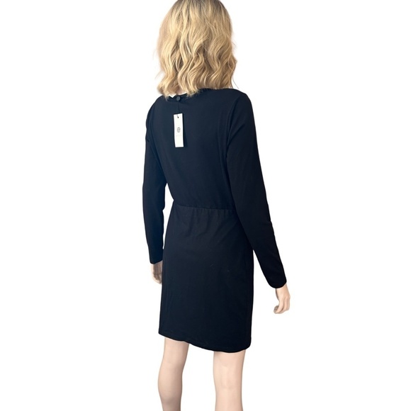 Nordstrom Socialite Dress Cut-Out midriff front Long Sleeve Mini Made in USA - Picture 9 of 13